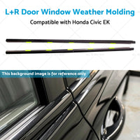 LR Door Window Weather Molding 72410-S03-003 Suitable For Honda Civic EK 2door