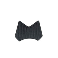 Wide Pure Black Motorcycle Gas Tank Pad Protector Decal Suitable For Motorbike