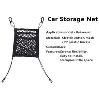 3PCS Car Truck Seat Mesh Tidy Storage Net Bag Organizer Holder Multi-Pocket