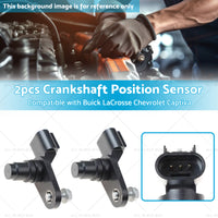 2x Camshaft Position Sensor Suitable for Chevrolet Equinox Captiva GMC 12577245