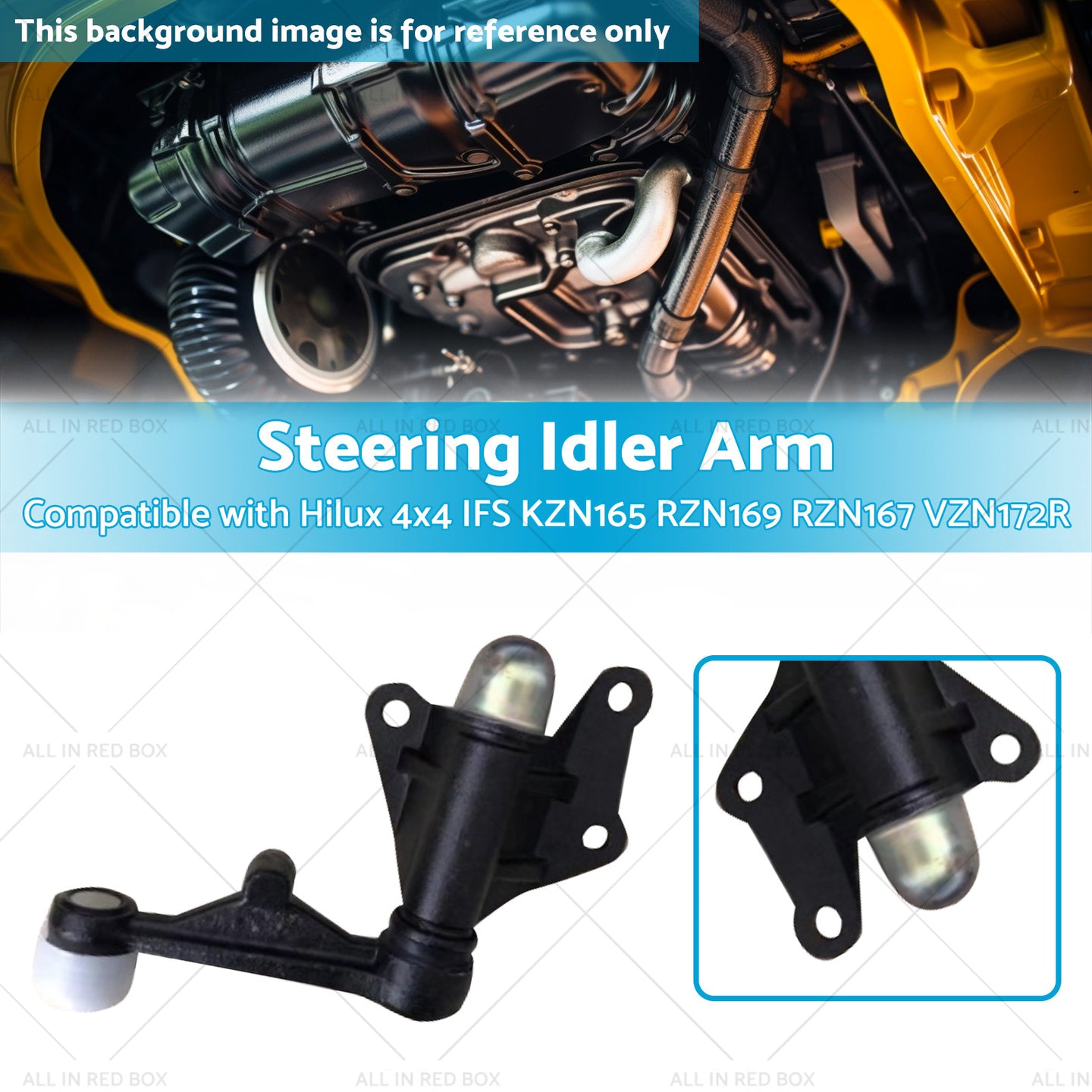 {{ Steering Idler Arm Suitable for Hilux 4x4 IFS 97-05 KZN165 RZN169 RZN167 VZN172R }} - Buy Car Parts Online at {{ Kaka Auto Parts }}.
