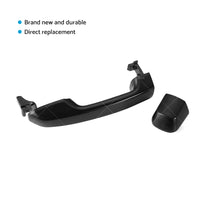 Pair REAR Outer Door Handle Black Suitable For Toyota Prado J150 Series 09-20