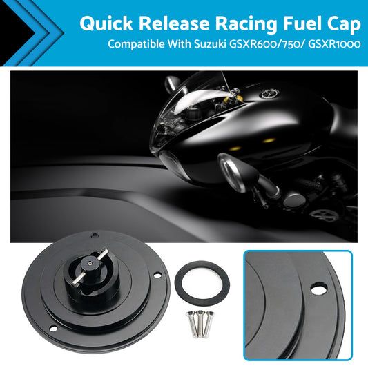 Quick Release Racing Fuel Cap - Suitable For SUZUKI GSXR600 750  GSXR1000 03-22