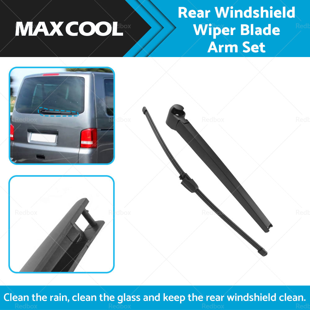 Rear Windshield Wiper Blade Arm Set 405mm Suitable For Volkswagen Multivan 02-17