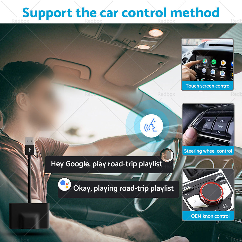 Suitable For Android Most Vehicles with CarPlay Auto Wireless Carplay Adapter