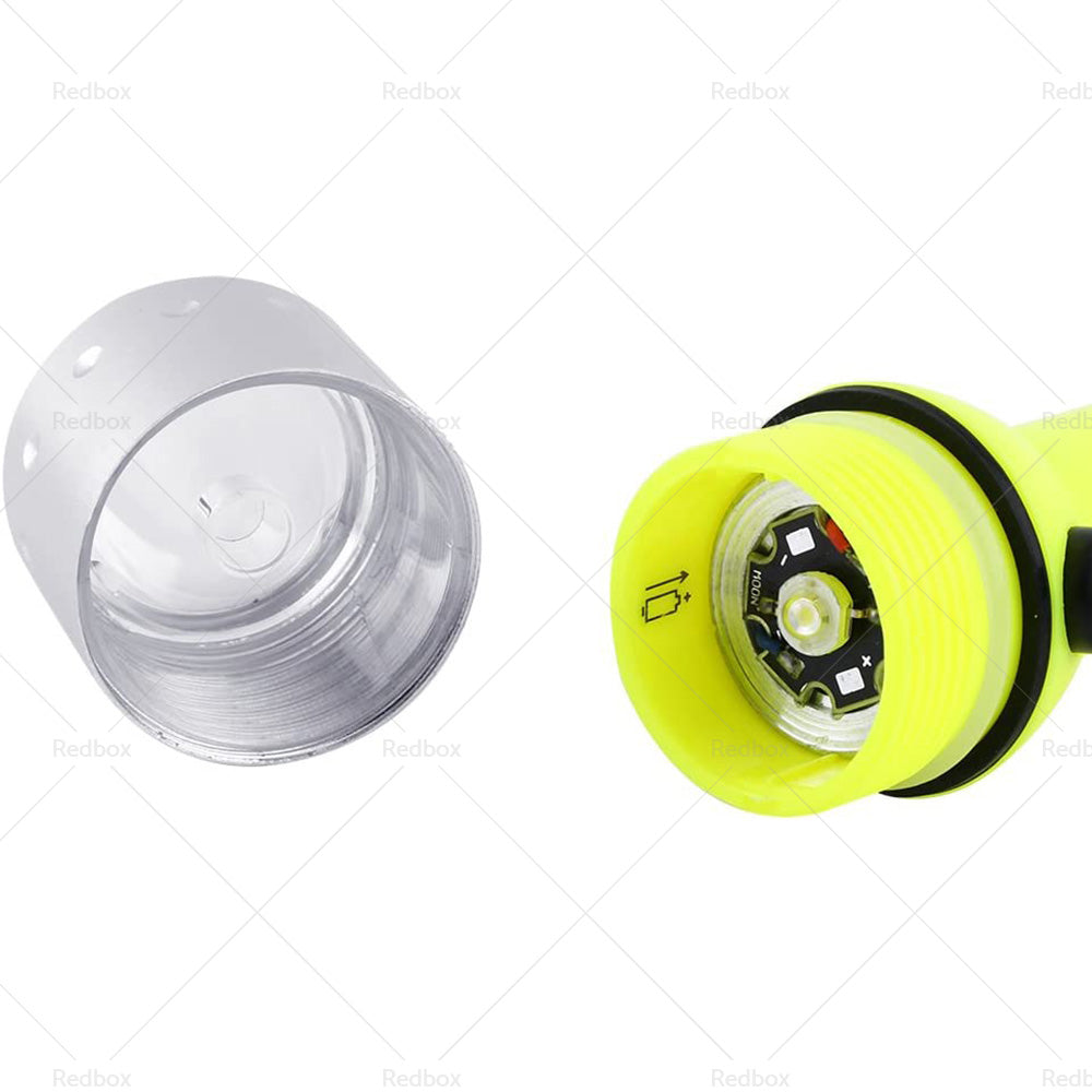 2pack Waterproof Bright LED Scuba Diving Underwater Flashlight Torch Light Lamp