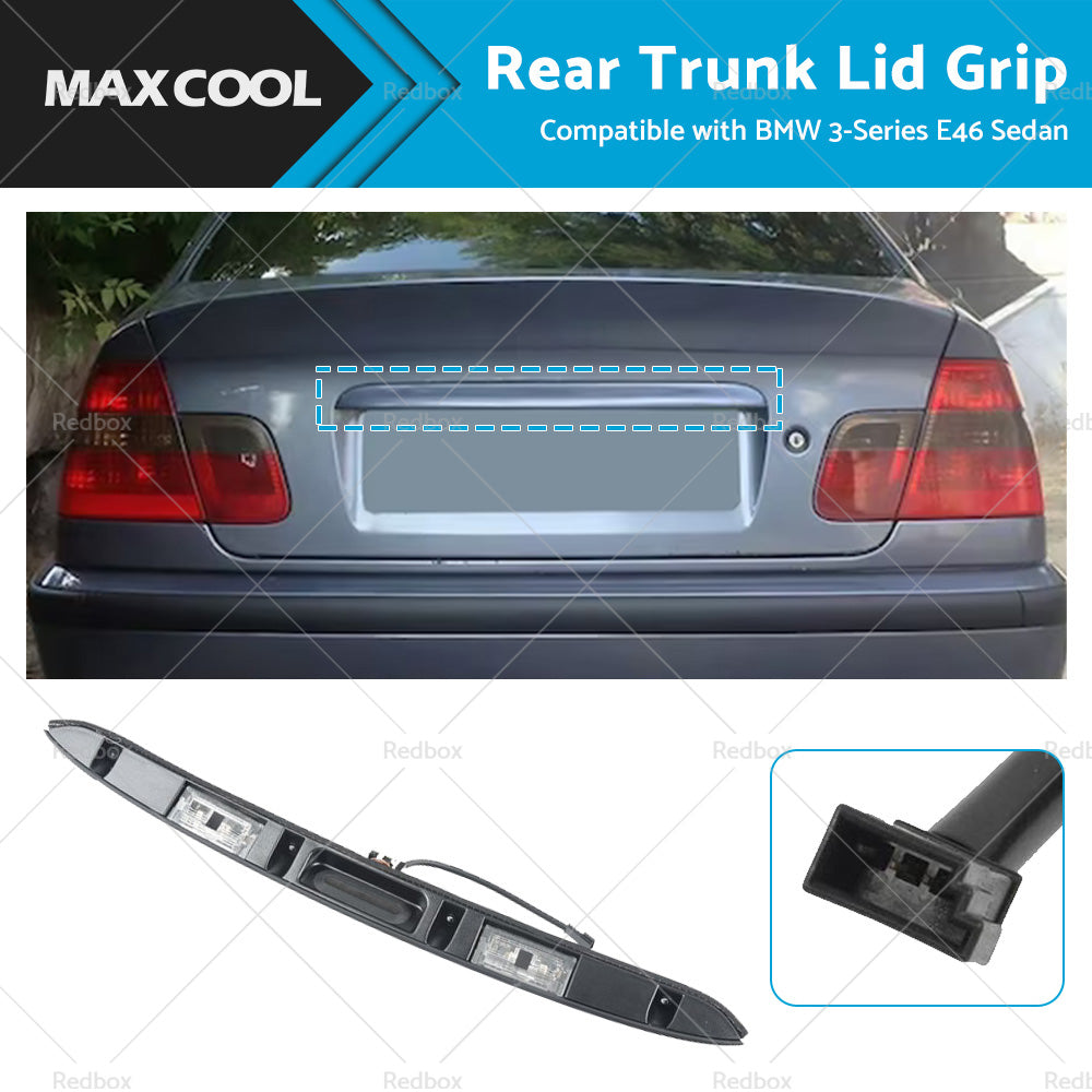 Rear Trunk Liftgate Pull Handle 51137171699 Suitable for BMW 3 Series E46 Sedan