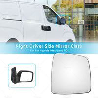 Front Right Driver Side Mirror Glass Fits For Hyundai iMax iLoad TQ 2008-Onward