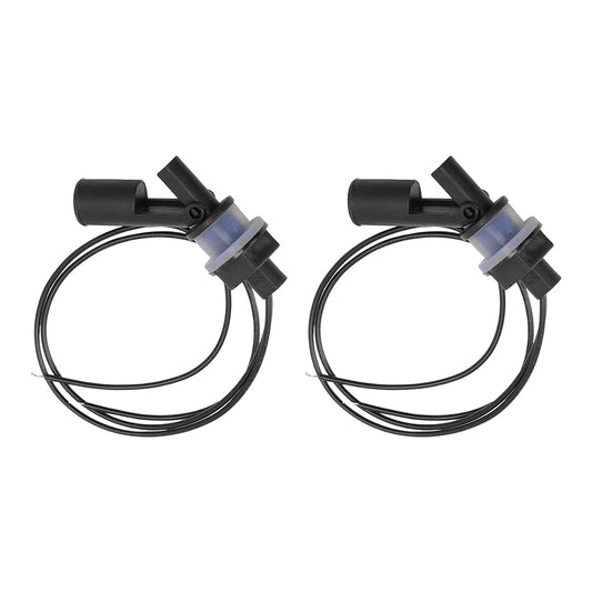 2PCS Water Level Sensor Tube Float Switch Tank Horizontal Liquid Pool Side Mount