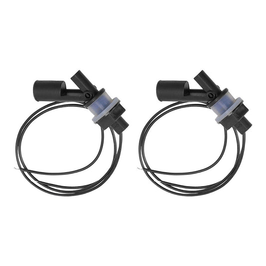 2PCS Water Level Sensor Tube Float Switch Tank Horizontal Liquid Pool Side Mount