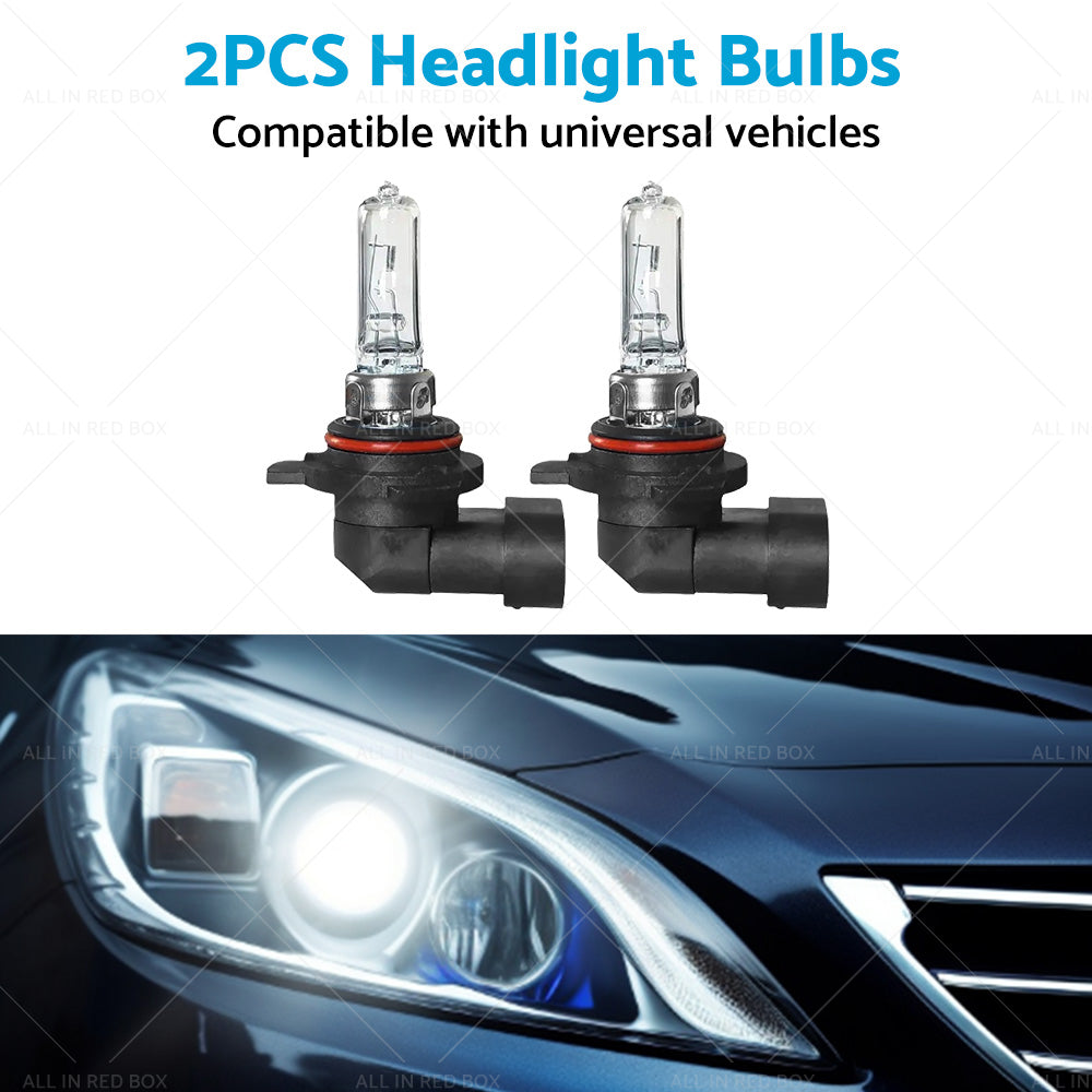 2PCS 9012 HIR2 PX22D Standard Headlight Bulb High Beam Kit Globes Headlamp