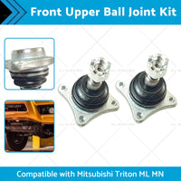 2PCS Front Upper Ball Joint Kit Suitable for Mitsubishi Triton ML MN UTE 4WD RWD