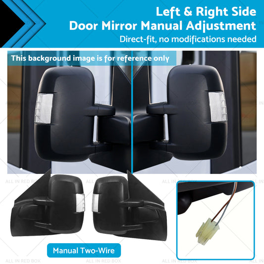 {{ Left+ Right Side Door Mirror Manual Adjustment Suitable For LDV V80 13 on }} - Buy Car Parts Online at {{ Kaka Auto Parts }}.