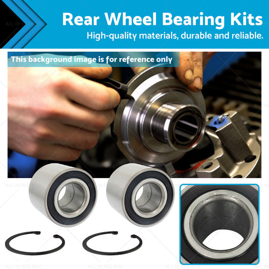 2x Rear Wheel Bearing Kits Suitable For Suzuki Swift RS415 1. 5 Litre 2004-2011