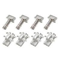 4x Engine Shield Cover Thumb Pins And Nuts Suitable For Ford F-150 Edge Explorer