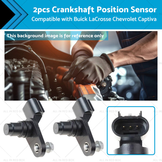 2x Camshaft Position Sensor Suitable for Chevrolet Equinox Captiva GMC 12577245