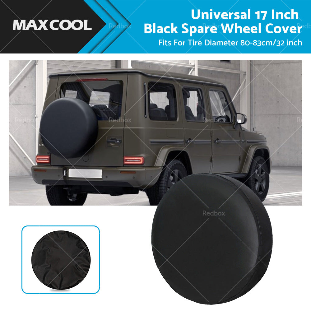 17 Inch Spare Wheel Cover Vinyl 4x4 Tire Covers for 80-83cm or 32 inch  Tyre Diameter