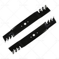 2x 42inch Blade Suitable for MTD  and  Cub Cadet ZTR RZT42 Gator Type Toothed Mulching