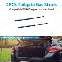2PCS Tailgate Gas Struts Set Suitable For Peugeot 207 Hatchback 9659789480 Black