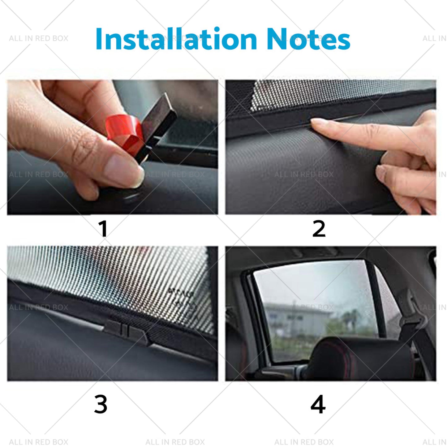 Front Rear Port Window Magnetic Mesh Sun Shade Suitable for Toyota Corolla Cross