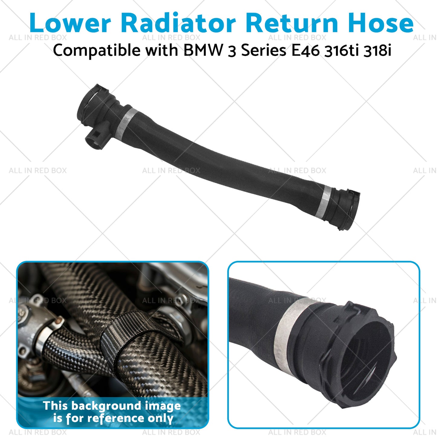 17127516416 Lower Radiator Return Hose Suitable for BMW 3 Series E46 316ti 318i