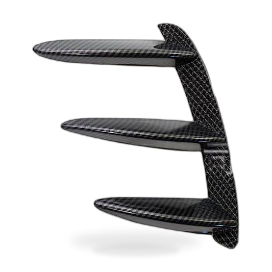 Rear Bumper Vent Trim Suitable for Mercedes W176 A200 A250 A45 Fiber Texture - ZT2