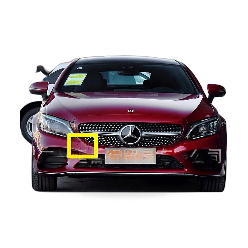 Front Bumper Tow Hook Cover Suitable for 19-21 Mercedes W205 C250 C300 C350 - ZT2