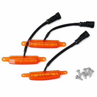 compare product Grille LED Lights Amber Set of 3 Suitable for Universal Grille Mount 2000-2025