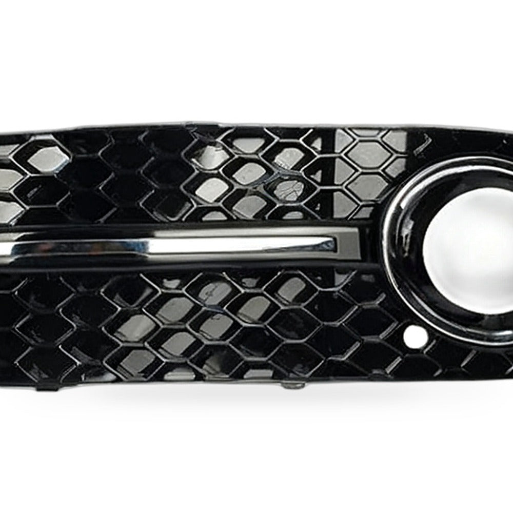Fog Light Grille Suitable for Audi A4L B8 S4 2009-2012 Front Bumper Chrome Trim - XQ1