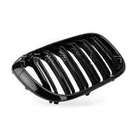 Front Grille Suitable for BMW X3 X4 G01 G02 2018-2021 Single Line Matte Black - ZT2