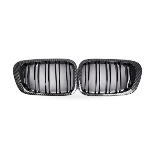 Carbon Fiber Twin Line Bumper Grille Suitable for BMW E46 M3 Coupe 1998-2002 - ZT2