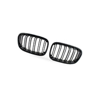 Gloss Black Red Yellow Dual Line Grille Suitable for BMW 1 Series F20 2011-2014 - BD1