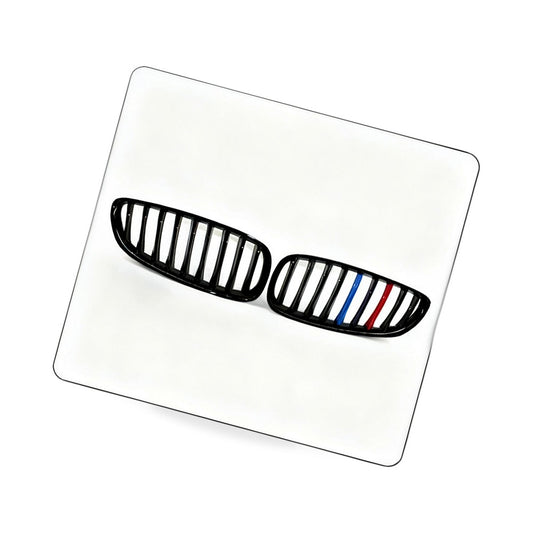 Gloss Black M-Style Front Kidney Grille Pair Suitable for BMW Z4 E89 09-16