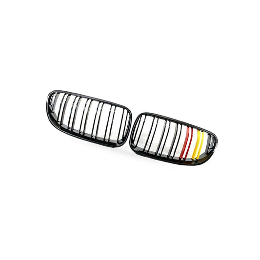 Dual Line Tri-Color Front Grille Suitable for BMW 3 Series E92 E93 2010-2014