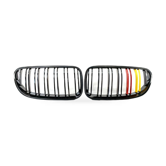 Dual Line Tri-Color Front Grille Suitable for BMW 3 Series E92 E93 2010-2014 - ZT2