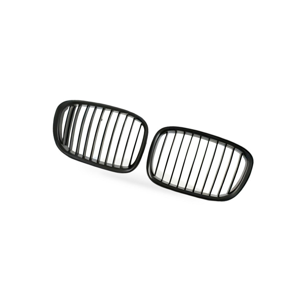 Modified Grille Front Face Suitable for BMW 5 Series E39 1996-1998 Matte Black - BD1