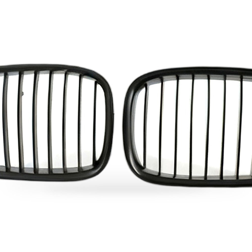 Modified Grille Front Face Suitable for BMW 5 Series E39 1996-1998 Matte Black - XQ1