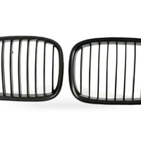 Modified Grille Front Face Suitable for BMW 5 Series E39 1996-1998 Matte Black - XQ1