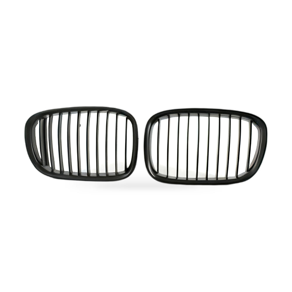 Modified Grille Front Face Suitable for BMW 5 Series E39 1996-1998 Matte Black - ZT2