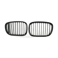 Modified Grille Front Face Suitable for BMW 5 Series E39 1996-1998 Matte Black - ZT2