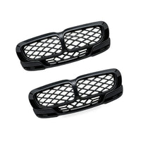 Carbon Gloss Black Double Line Grille Suitable for BMW 3 E90 E91 09-12 - BD4