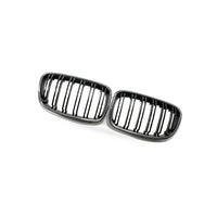 Carbon Texture Double Line Grille Suitable for BMW 1 Series F20 2011-2014 - BD1