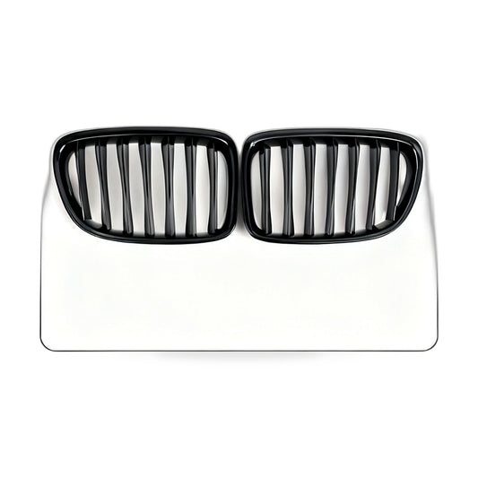 Front Grille Suitable for BMW X1 E84 2010-2015 Gloss Black Single Line - ZT2