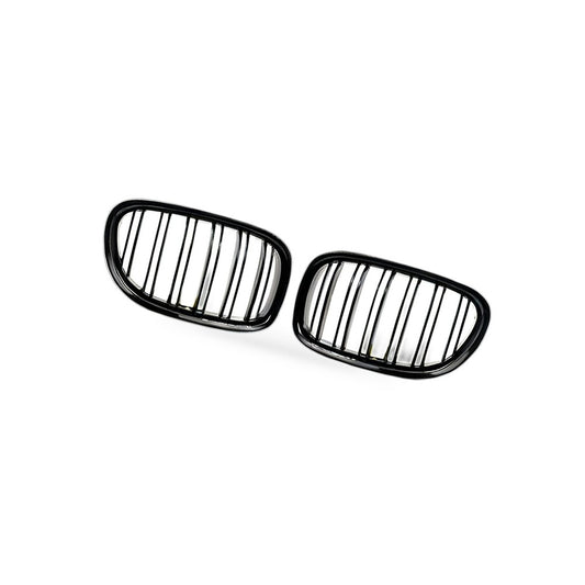 Double Bar Gloss Black Grille Suitable for BMW 7 Series F01 F02 2009-2015