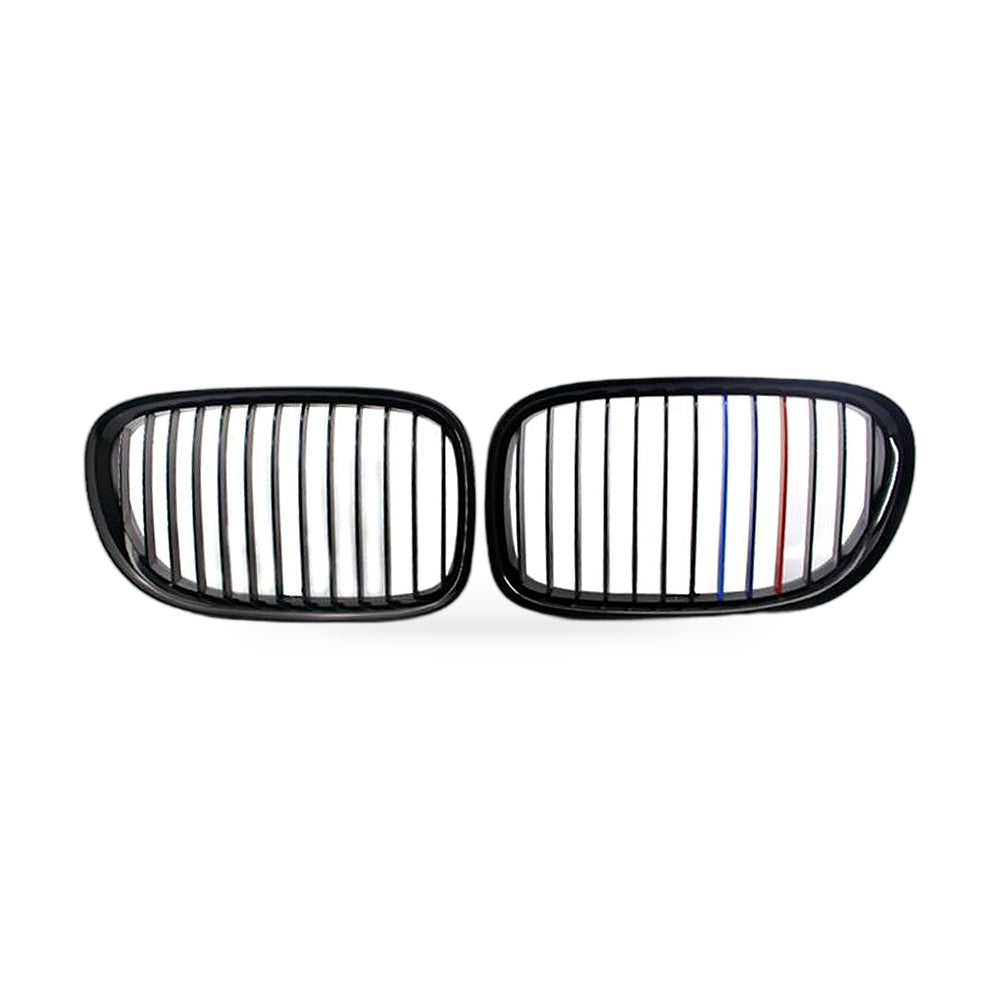 Gloss Black M-Style Grille Front Face Suitable for BMW 7 Series F02 F01 - ZT2