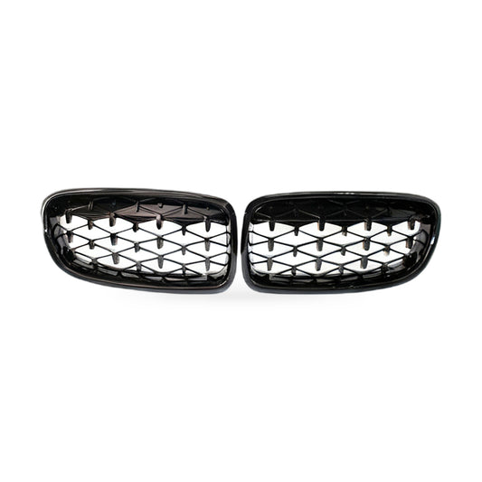 Front Meteor Semi-Chrome Grille Suitable for BMW 3 Series F30 F35 2013-2019 - ZT2