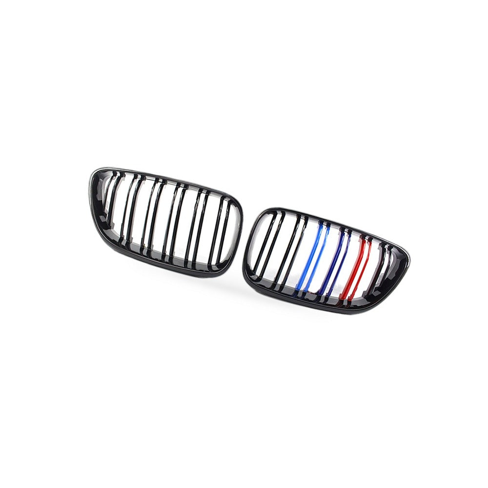 Gloss Black M Style Double Slat Grille Suitable for BMW 2 Series F22 F23 - BD1