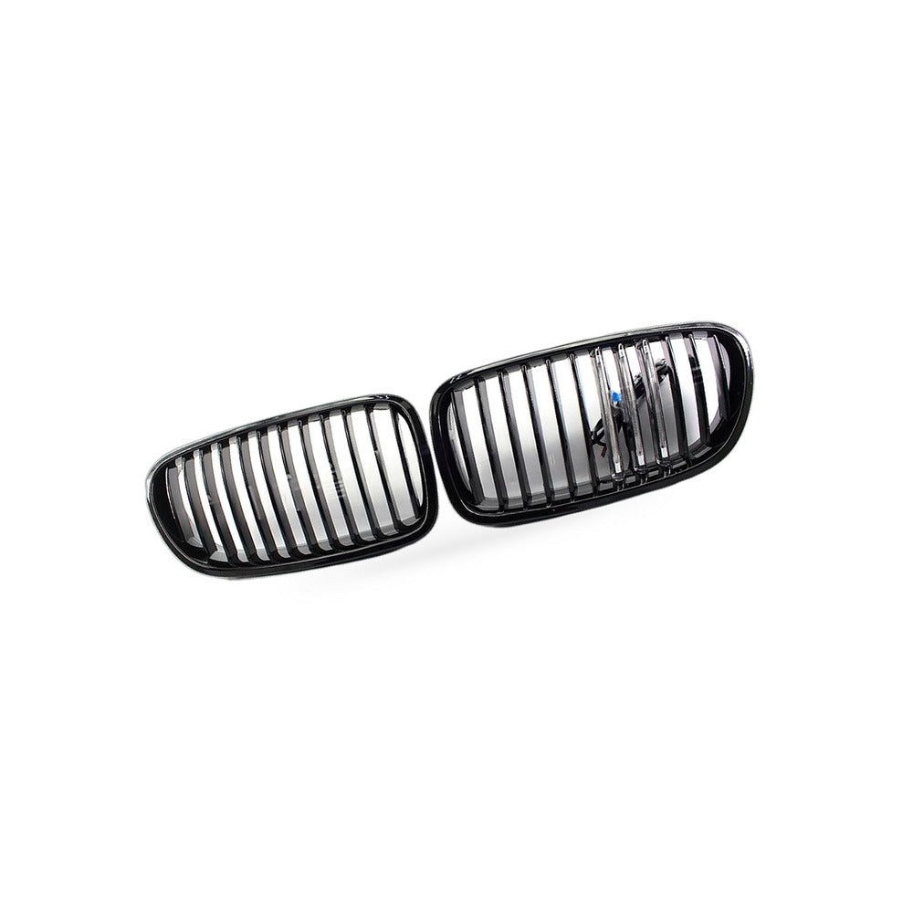 LED M Style Grille Gloss Black Suitable for BMW 5 Series F10 F18 2011-2016 - BD2