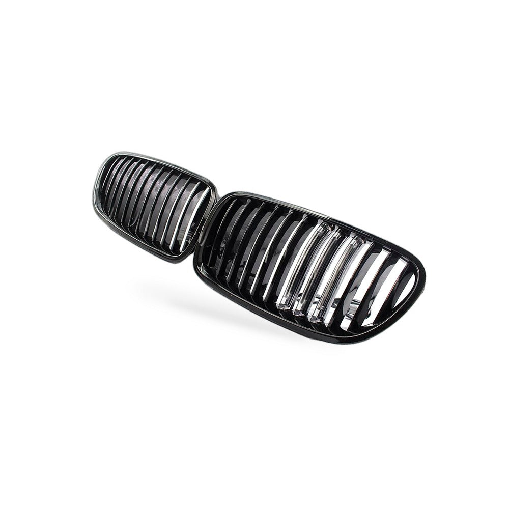 LED M Style Grille Gloss Black Suitable for BMW 5 Series F10 F18 2011-2016 - BD3