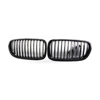 LED M Style Grille Gloss Black Suitable for BMW 5 Series F10 F18 2011-2016 - ZT2